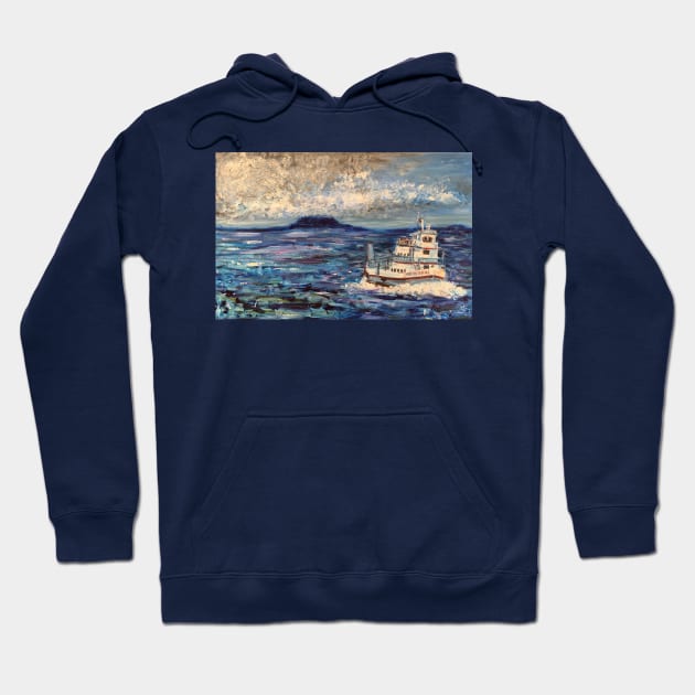 Ometepe Ferry Lake Nicaragua Hoodie by martydav